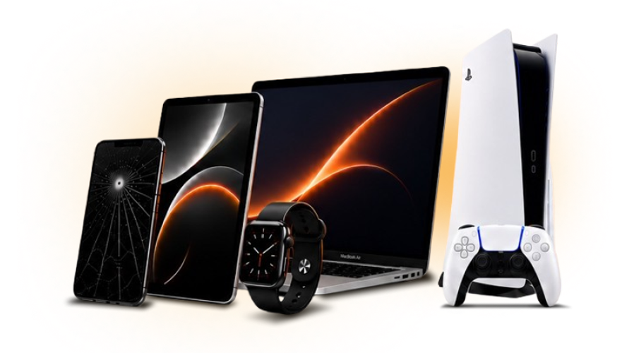 Phone, tablet, laptop, smart watch and games console repaired by iRepair Wales